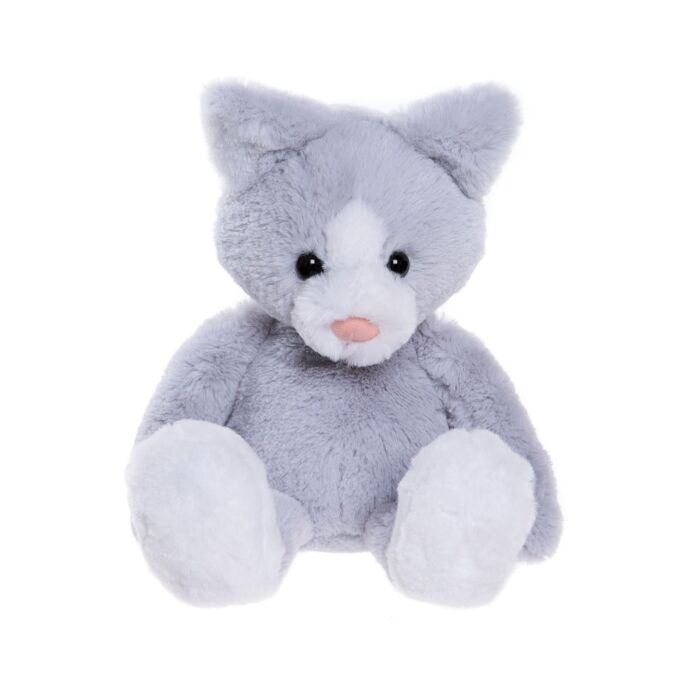 Charlie Bears Puddy Kitten Cloudy - Grey 